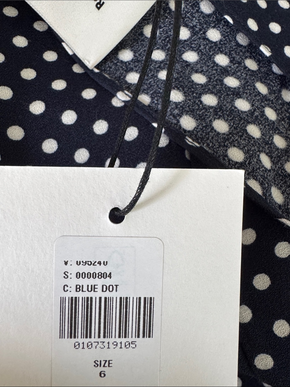Reformation Navy and White Polka Dot Maxi Dress - Picture 10 of 11